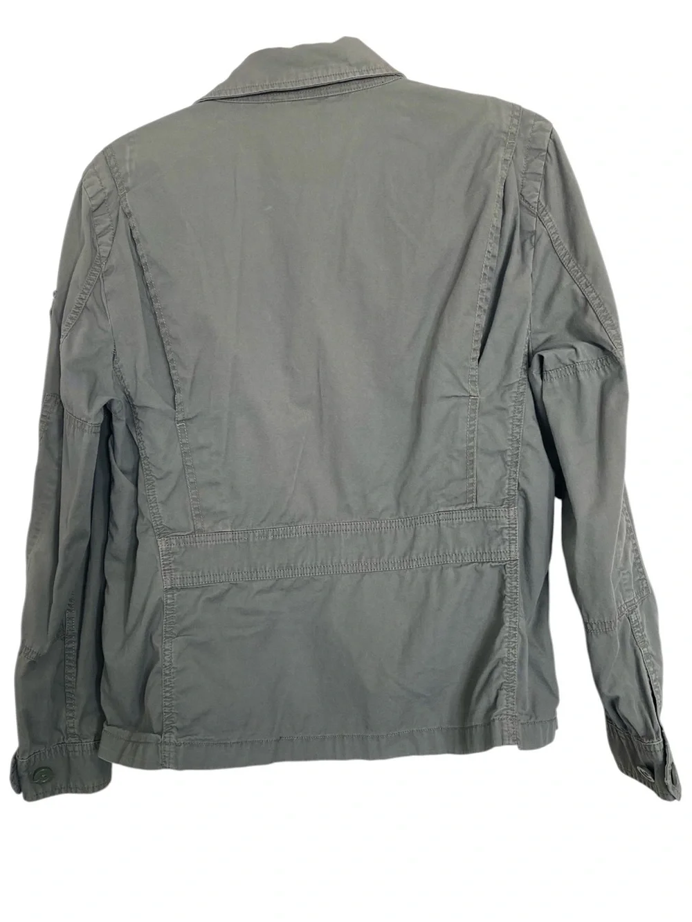 J. Crew Factory Olive Twill Chino Utility Field Jacket Women’s Medium